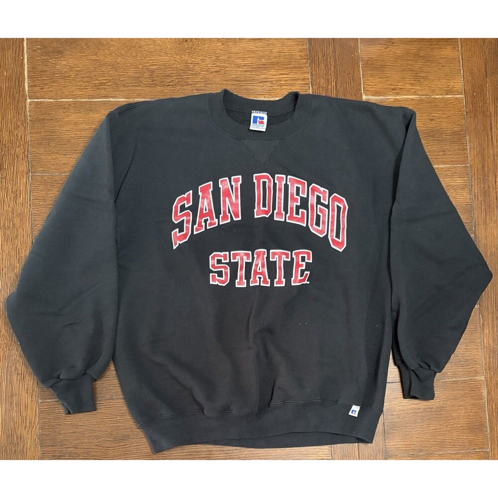 Vintage San Diego State Men’s Size XL Russell Athletic Made In USA Crewneck